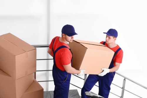 Local movers assisting a house move in Coulsdon