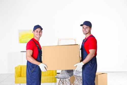 Furniture loading into a moving van for a local Coulsdon relocation