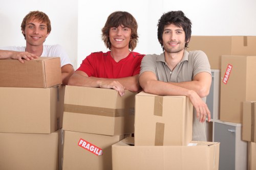 Local moving service navigating residential access in Coulsdon