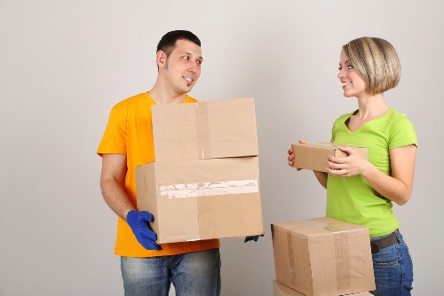 Packed moving van for a flat or house relocation in Coulsdon
