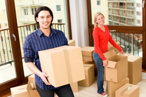 Coulsdon home move with furniture loaded for transport